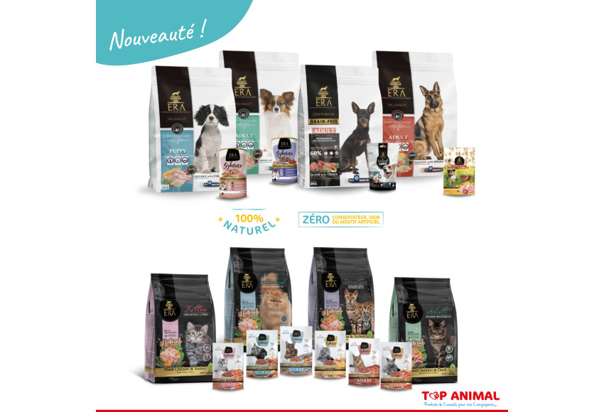 ERA - CROQUETTES 100% NATURELLES POUR CHIENS ET CHATS